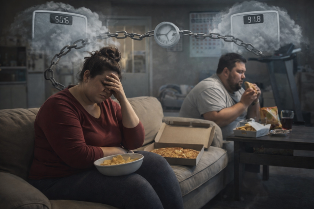 Frustracion por no bajar de peso