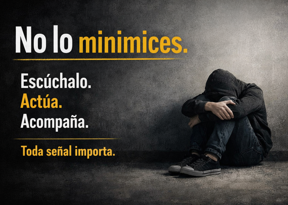 Cuándo pedir ayuda urgente si alguien habla de suicidio
