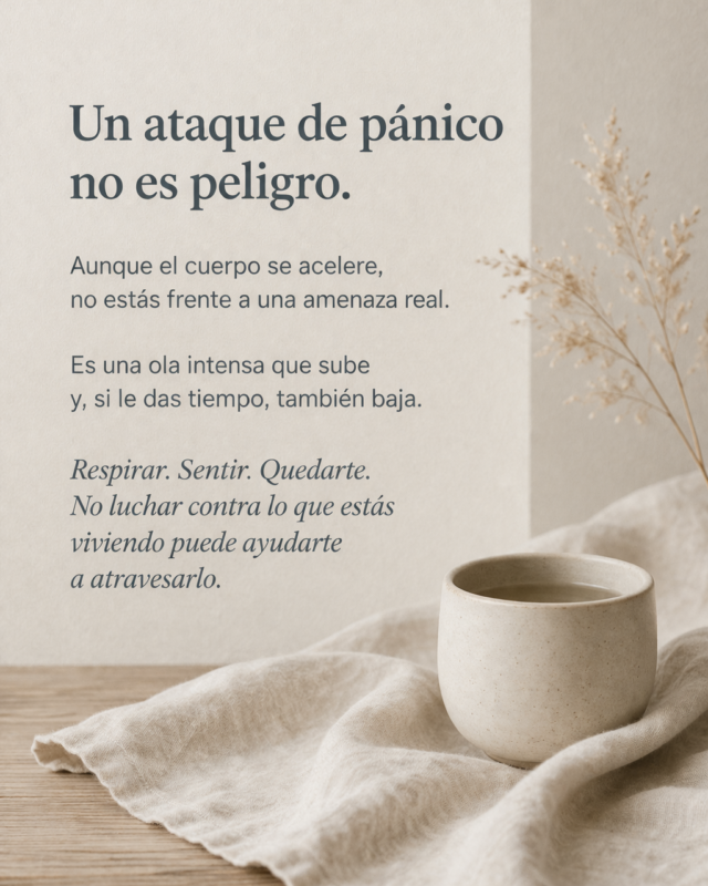 Qué hacer en un ataque de pánico