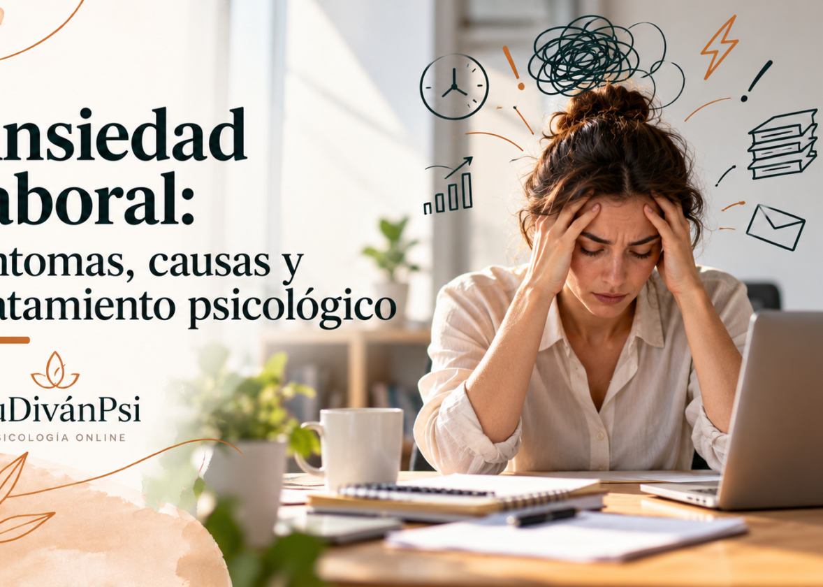 Ansiedad laboral: síntomas, causas y tratamiento psicológico