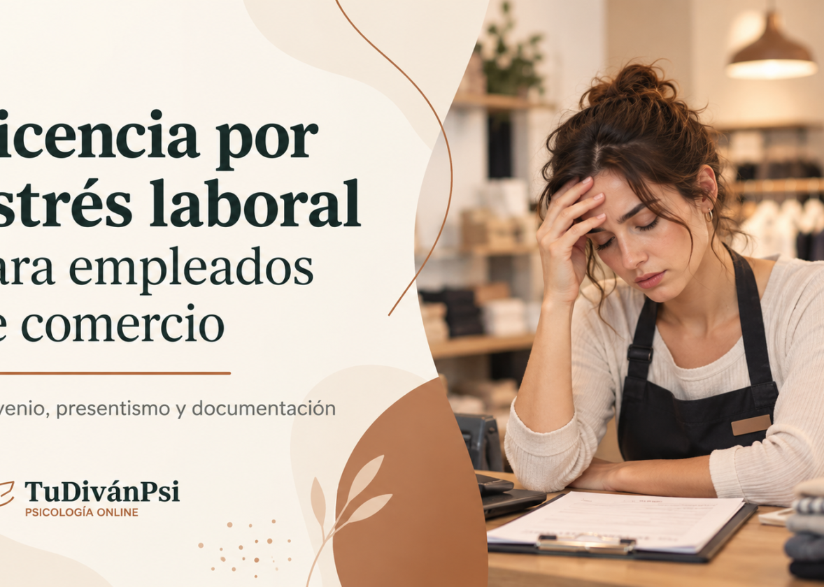 Licencia por estrés laboral para empleados de comercio en Argentina