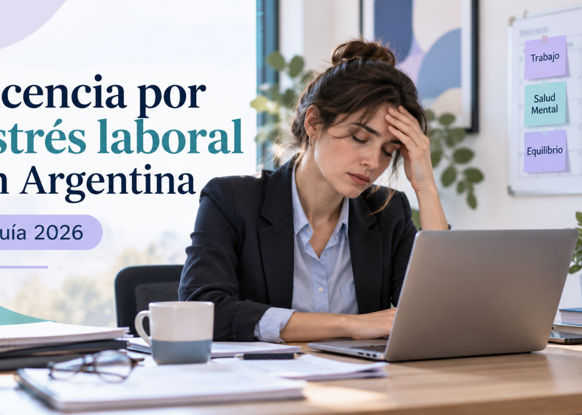 Licencia psicológica laboral en Argentina: guía 2026